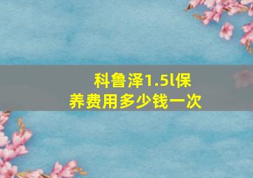 科鲁泽1.5l保养费用多少钱一次