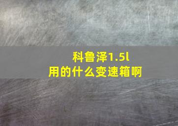 科鲁泽1.5l用的什么变速箱啊