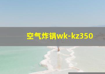 空气炸锅wk-kz350