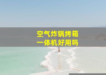 空气炸锅烤箱一体机好用吗