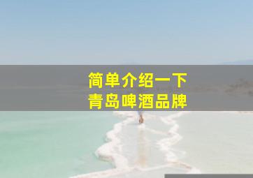 简单介绍一下青岛啤酒品牌