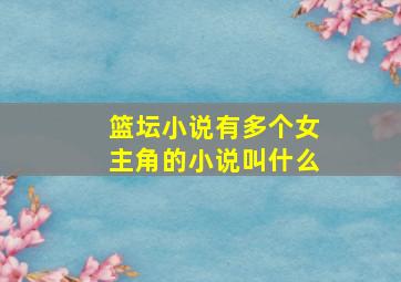 篮坛小说有多个女主角的小说叫什么