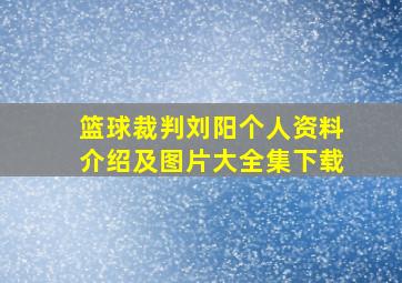 篮球裁判刘阳个人资料介绍及图片大全集下载