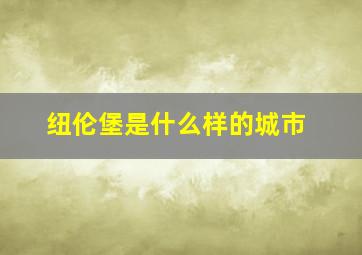 纽伦堡是什么样的城市