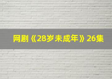 网剧《28岁未成年》26集