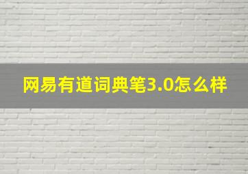 网易有道词典笔3.0怎么样