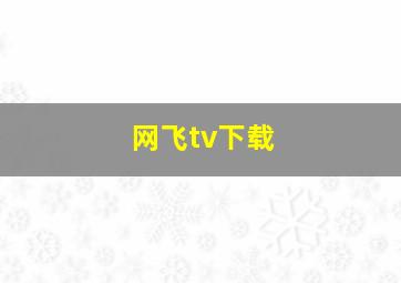 网飞tv下载