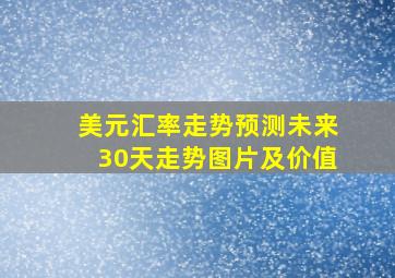 美元汇率走势预测未来30天走势图片及价值