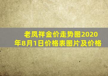 老凤祥金价走势图2020年8月1日价格表图片及价格