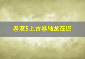 老滚5上古卷轴龙在哪