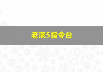 老滚5指令台