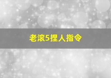 老滚5捏人指令