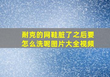 耐克的网鞋脏了之后要怎么洗呢图片大全视频