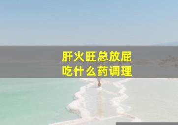 肝火旺总放屁吃什么药调理