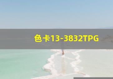 色卡13-3832TPG