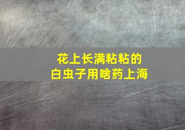 花上长满粘粘的白虫子用啥药上海