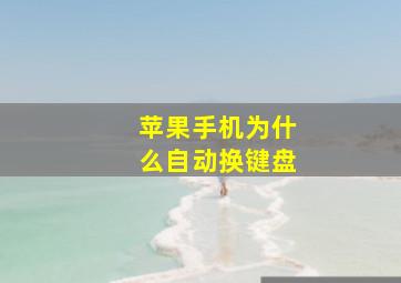 苹果手机为什么自动换键盘