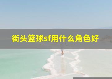 街头篮球sf用什么角色好