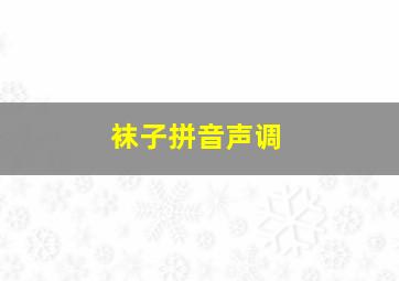 袜子拼音声调