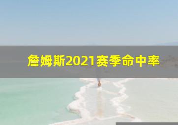 詹姆斯2021赛季命中率