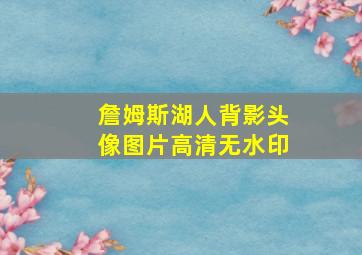 詹姆斯湖人背影头像图片高清无水印