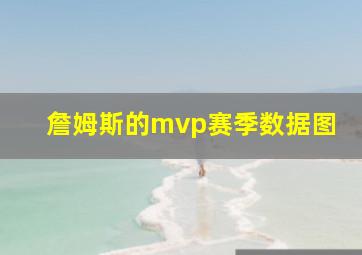 詹姆斯的mvp赛季数据图