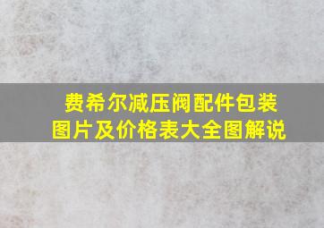 费希尔减压阀配件包装图片及价格表大全图解说