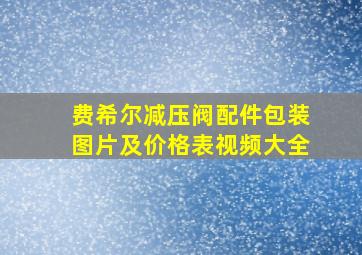 费希尔减压阀配件包装图片及价格表视频大全