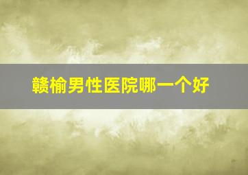 赣榆男性医院哪一个好