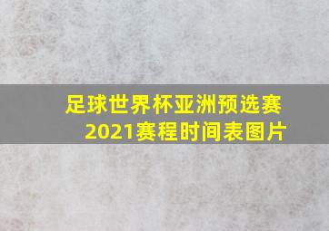 足球世界杯亚洲预选赛2021赛程时间表图片