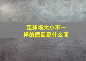 足球场大小不一样的原因是什么呢