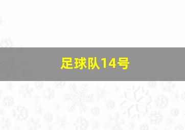 足球队14号