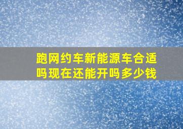 跑网约车新能源车合适吗现在还能开吗多少钱