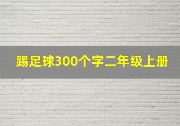 踢足球300个字二年级上册