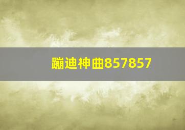 蹦迪神曲857857