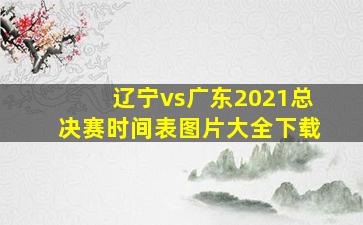 辽宁vs广东2021总决赛时间表图片大全下载