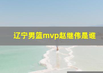 辽宁男篮mvp赵继伟是谁