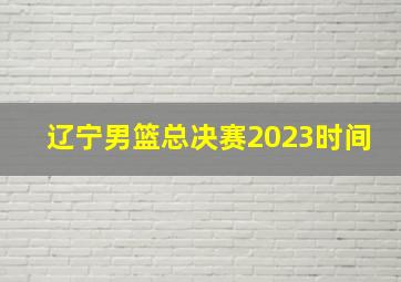 辽宁男篮总决赛2023时间