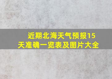 近期北海天气预报15天准确一览表及图片大全