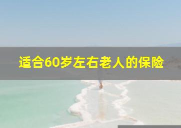 适合60岁左右老人的保险