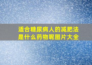 适合糖尿病人的减肥法是什么药物呢图片大全