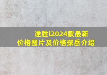 途胜l2024款最新价格图片及价格探岳介绍