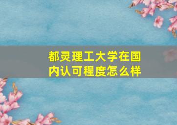 都灵理工大学在国内认可程度怎么样