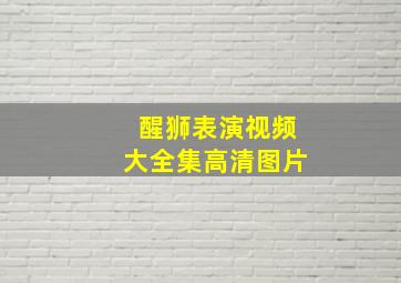 醒狮表演视频大全集高清图片