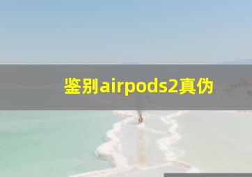 鉴别airpods2真伪