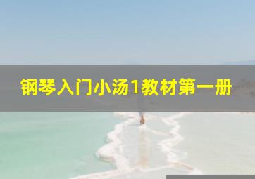 钢琴入门小汤1教材第一册