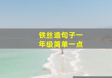 铁丝造句子一年级简单一点