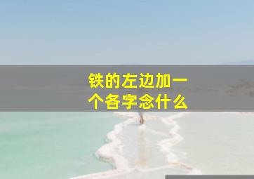 铁的左边加一个各字念什么