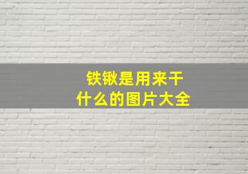 铁锹是用来干什么的图片大全