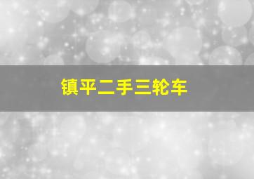 镇平二手三轮车